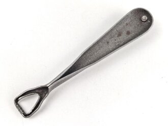 Hülsenkopfwischer zum Reinigungsgerät 34 der Wehrmacht. Unmarkiert, version unten geschlossen. Gebraucht, sie erhalten ein ( 1 ) Stück