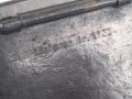 DDR, Waffenreinigungsgerät vermutlich für kasernierte Volkspolizei. Leere Preßmassedose , ein Deckelscharnier defekt