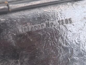 DDR, Waffenreinigungsgerät vermutlich für kasernierte Volkspolizei. Leere Preßmassedose in gutem Zustand
