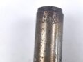 Reinigungsgerät für die Panzerbüchse 39 der Wehrmacht, Hersteller 64 ( Appel) Die Reinigungskette fehlt, sonst Vollständig. Dose Originallack