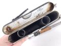 Reinigungsgerät für die Panzerbüchse 39 der Wehrmacht, Hersteller 64 ( Appel) Die Reinigungskette fehlt, sonst Vollständig. Dose Originallack