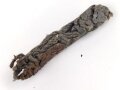 Reinigungsgerät für die Panzerbüchse 39 der Wehrmacht, Hersteller 64 ( Appel) Die Reinigungskette fehlt, sonst Vollständig. Dose Originallack