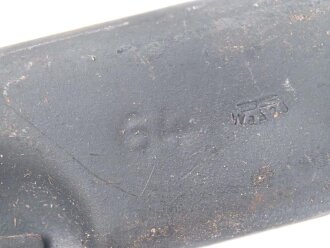 Reinigungsgerät für die Panzerbüchse 39 der Wehrmacht, Hersteller 64 ( Appel) Leere Dose, Originallack