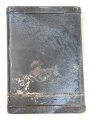 Reinigungsgerät für die Panzerbüchse 39 der Wehrmacht, Hersteller 64 ( Appel) Leere Dose, Originallack, verzogen