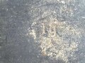 Reinigungsgerät für die Panzerbüchse 39 der Wehrmacht, Hersteller 64 ( Appel) Leere Dose, Originallack, verzogen
