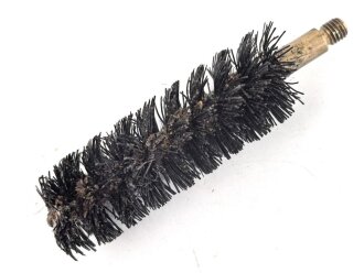 Reinigungsbürste aufschraubbar , Durchmesser etwa 20mm,  Gesamtlänge etwa 7,5cm, Alter und Herkunft unbekannt