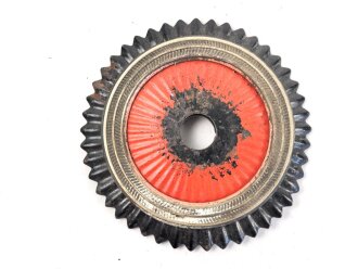 Kaiserreich, Kokarde für eine Pickelhaube für Offiziere. Magnetisch, Original lackiert, Durchmesser 54mm