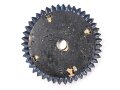 Kaiserreich, Kokarde für eine Pickelhaube für Offiziere. Magnetisch, Original lackiert, Durchmesser 55mm