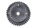 Kaiserreich, Kokarde für eine Pickelhaube für Offiziere. Magnetisch, Original lackiert, Durchmesser 55mm