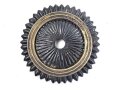 Kaiserreich, Kokarde für eine Pickelhaube für Offiziere. Magnetisch, Original lackiert, Durchmesser 55mm