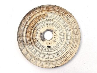 Kaiserreich, Kokarde für eine Pickelhaube für Offiziere. Magnetisch, Original lackiert, Durchmesser 50mm