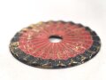 Kaiserreich, Kokarde für eine Pickelhaube für Offiziere. Buntmetall, Original lackiert, Durchmesser 50mm
