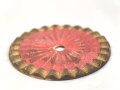 Kaiserreich, Kokarde für eine Pickelhaube für Offiziere. Buntmetall, Original lackiert, Durchmesser 51mm