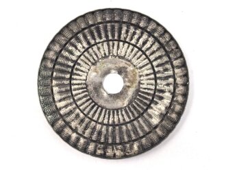 Kaiserreich, Kokarde für eine Pickelhaube für Offiziere. Buntmetall, Original lackiert , Durchmesser 53mm