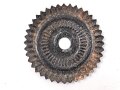 Kaiserreich, Kokarde für eine Pickelhaube für Mannschaften. Eisen, Originallack, Durchmesser 50mm