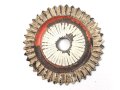 Kaiserreich, Kokarde für eine Pickelhaube für Mannschaften. Eisen, Originallack, Durchmesser 52mm