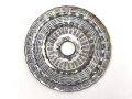 Kaiserreich, Kokarde für eine Pickelhaube für Mannschaften. Eisen, Originallack, Durchmesser 49mm