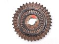 Kaiserreich, Kokarde für eine Pickelhaube für Mannschaften. Eisen, Originallack, Durchmesser 49mm
