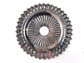 Kaiserreich, Kokarde für eine Pickelhaube für Mannschaften. Eisen, Originallack, Durchmesser 52mm