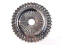 Kaiserreich, Kokarde für eine Pickelhaube für Mannschaften. Eisen, Originallack, Durchmesser 52mm