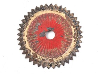 Kaiserreich, Kokarde für eine Pickelhaube für Mannschaften. Eisen, Originallack, Durchmesser 53mm