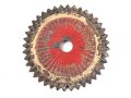 Kaiserreich, Kokarde für eine Pickelhaube für Mannschaften. Eisen, Originallack, Durchmesser 53mm