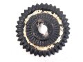 Kaiserreich, Kokarde für eine Pickelhaube für Mannschaften. Eisen, Originallack, Durchmesser 48mm