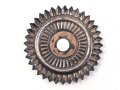 Kaiserreich, Kokarde für eine Pickelhaube für Mannschaften. Eisen, Originallack, Durchmesser 49mm