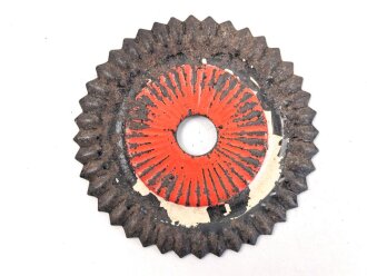 Kaiserreich, Kokarde für eine Pickelhaube für Mannschaften. Eisen, Originallack, Durchmesser 52mm