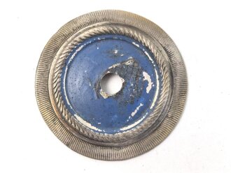 Kaiserreich, Kokarde für eine Pickelhaube für Mannschaften. Buntmetall, Originallack, Durchmesser 46mm