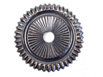 Kaiserreich, Kokarde für eine Pickelhaube für Mannschaften. Buntmetall, Durchmesser 55mm, neuzeitliche Fertigung