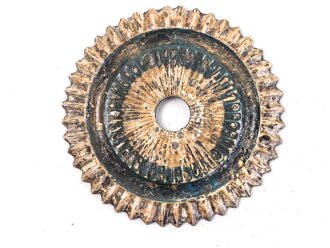 Kaiserreich, Kokarde für eine Pickelhaube für Mannschaften. Buntmetall, Durchmesser 55mm, neuzeitliche Fertigung