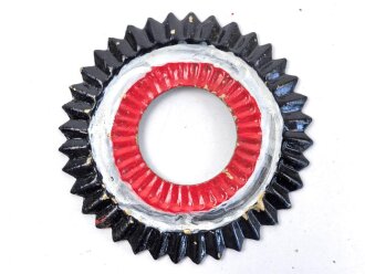 Kaiserreich, Kokarde für eine Pickelhaube für Mannschaften. Buntmetall, Durchmesser 49mm, neuzeitliche Fertigung