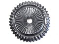 Kaiserreich, Kokarde für eine Pickelhaube für Mannschaften. Buntmetall, Durchmesser 67mm, neuzeitliche Fertigung