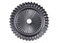 Kaiserreich, Kokarde für eine Pickelhaube für Mannschaften. Buntmetall, Durchmesser 67mm, neuzeitliche Fertigung