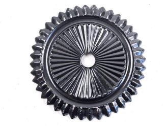 Kaiserreich, Kokarde für eine Pickelhaube für Mannschaften. Buntmetall, Durchmesser 67mm, neuzeitliche Fertigung