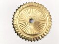Kaiserreich, Kokarde für eine Pickelhaube für Mannschaften. Buntmetall, Durchmesser 67mm, neuzeitliche Fertigung