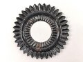 Kaiserreich, Kokarde für eine Pickelhaube für Mannschaften. Eisen, Originallack, Durchmesser 49mm