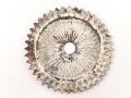 Kaiserreich, Kokarde für eine Pickelhaube für Mannschaften. Eisen, Originallack, Durchmesser 52mm