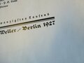 "Hindenburg Denkmal für das deutsche Volk" Prachtband mit 449 Seiten, Einband leicht fleckig, sonst einwandfrei