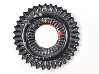 Kaiserreich, Kokarde für eine Pickelhaube für Mannschaften. Eisen, Originallack, Durchmesser 50mm