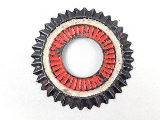 Kaiserreich, Kokarde für eine Pickelhaube für Mannschaften. Eisen, Originallack, Durchmesser 49mm
