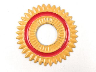 Kaiserreich, Kokarde für eine Pickelhaube für Mannschaften. Eisen, Originallack, Durchmesser 49mm