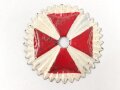 Kaiserreich, Kokarde für eine Pickelhaube für Mannschaften. Eisen, Originallack, Durchmesser 52mm