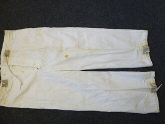 U.S. Army WWII, trousers, field, over, white, NOS, size Medium