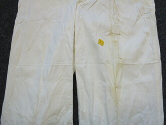 U.S. Army WWII, trousers, field, over, white, NOS, size Medium