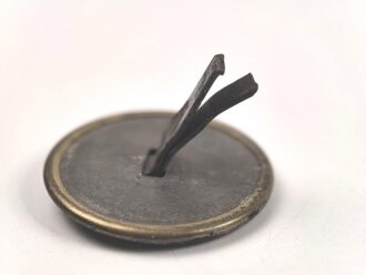 Kaiserreich , Splintrosette, Durchmesser 25mm, schwarz lackiert