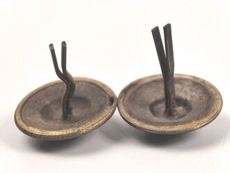 Kaiserreich , Paar Splintrosetten mit Löwenkopf , Durchmesser je 30mm