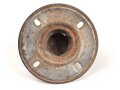 1.Weltkrieg, Teller mit Bajonettverschluss für eine feldgraue Pickelhaube für Mannschaften
