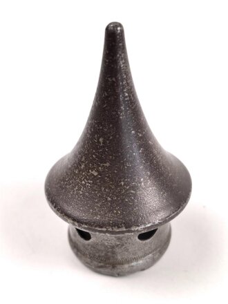 1.Weltkrieg, Spitze mit Bajonettverschluss für eine feldgraue Pickelhaube für Mannschaften